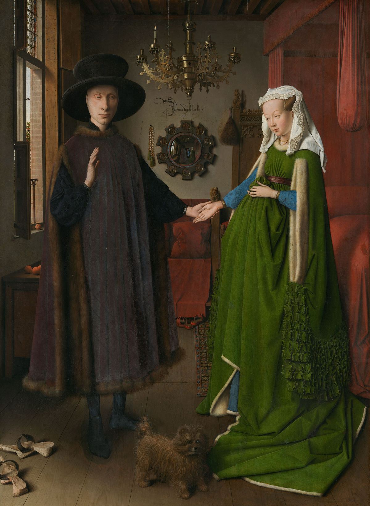 The Arnolfini Portrait by Jan van Eyck (1434)