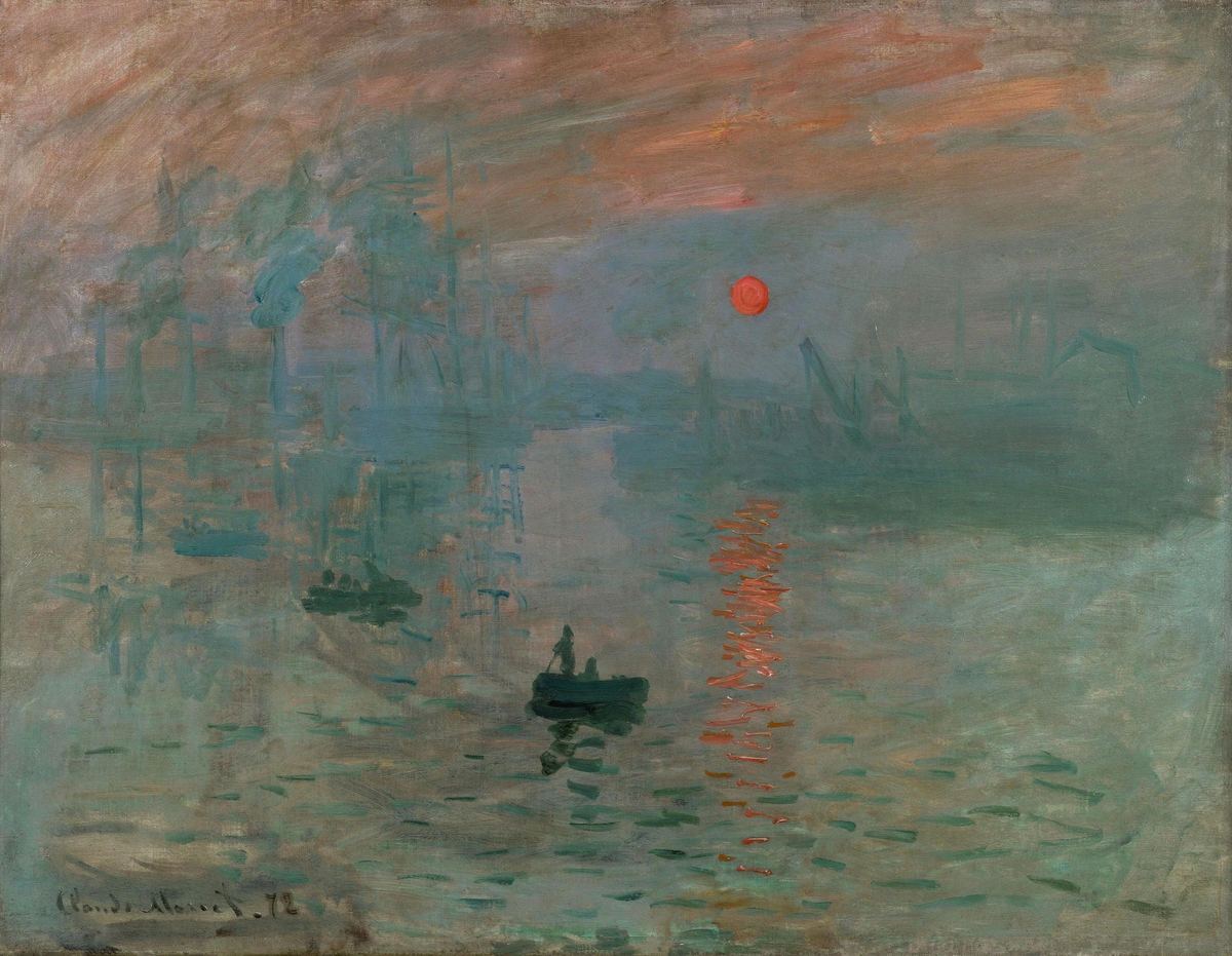 Impression, Sunrise by Claude Monet (1872)