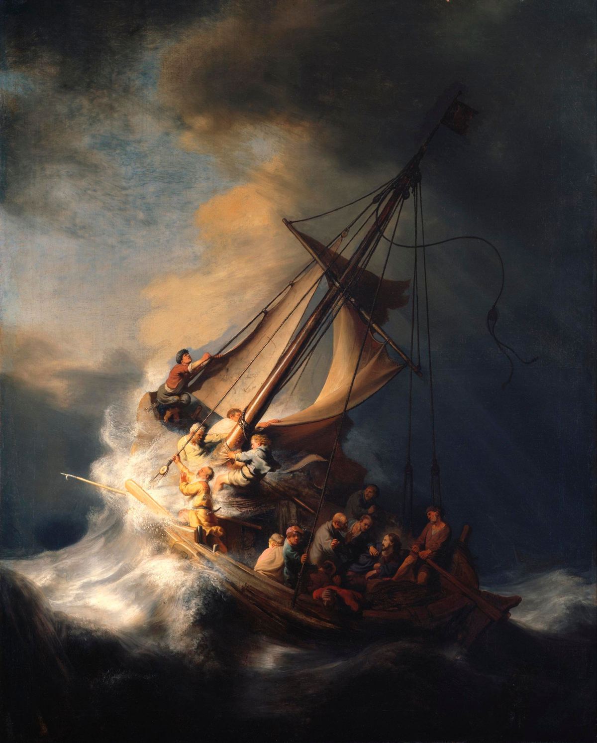 The Storm on the Sea of Galilee by Rembrandt van Rijn (1633)