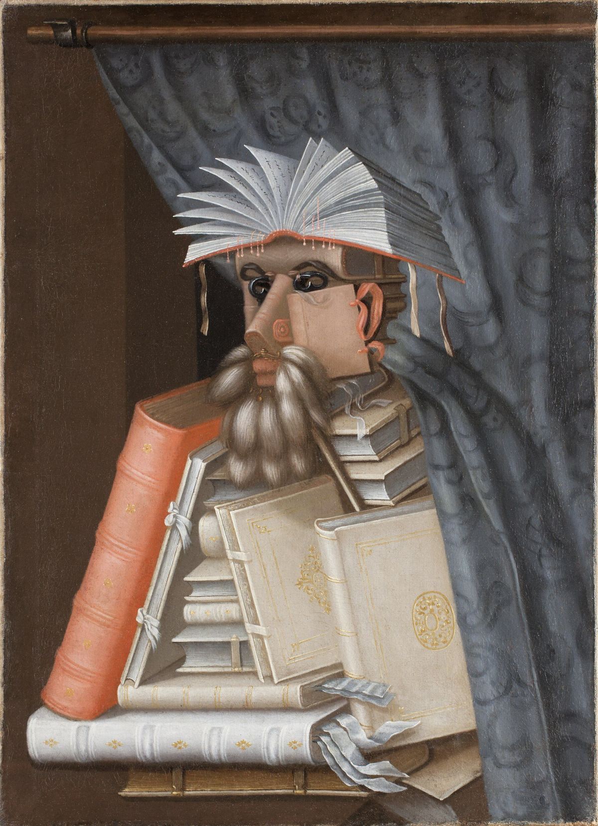 The Librarian by Giuseppe Arcimboldo (c. 1566)